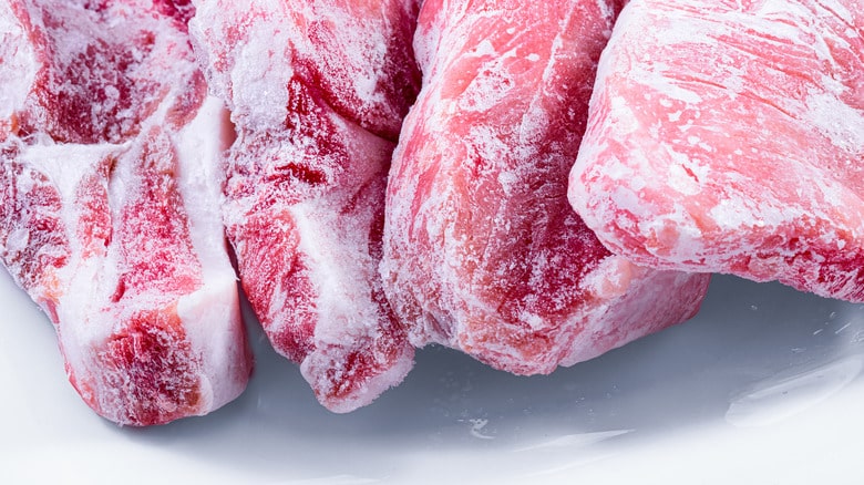 เครื่องบดเนื้อแช่แข็ง frozen block grinder