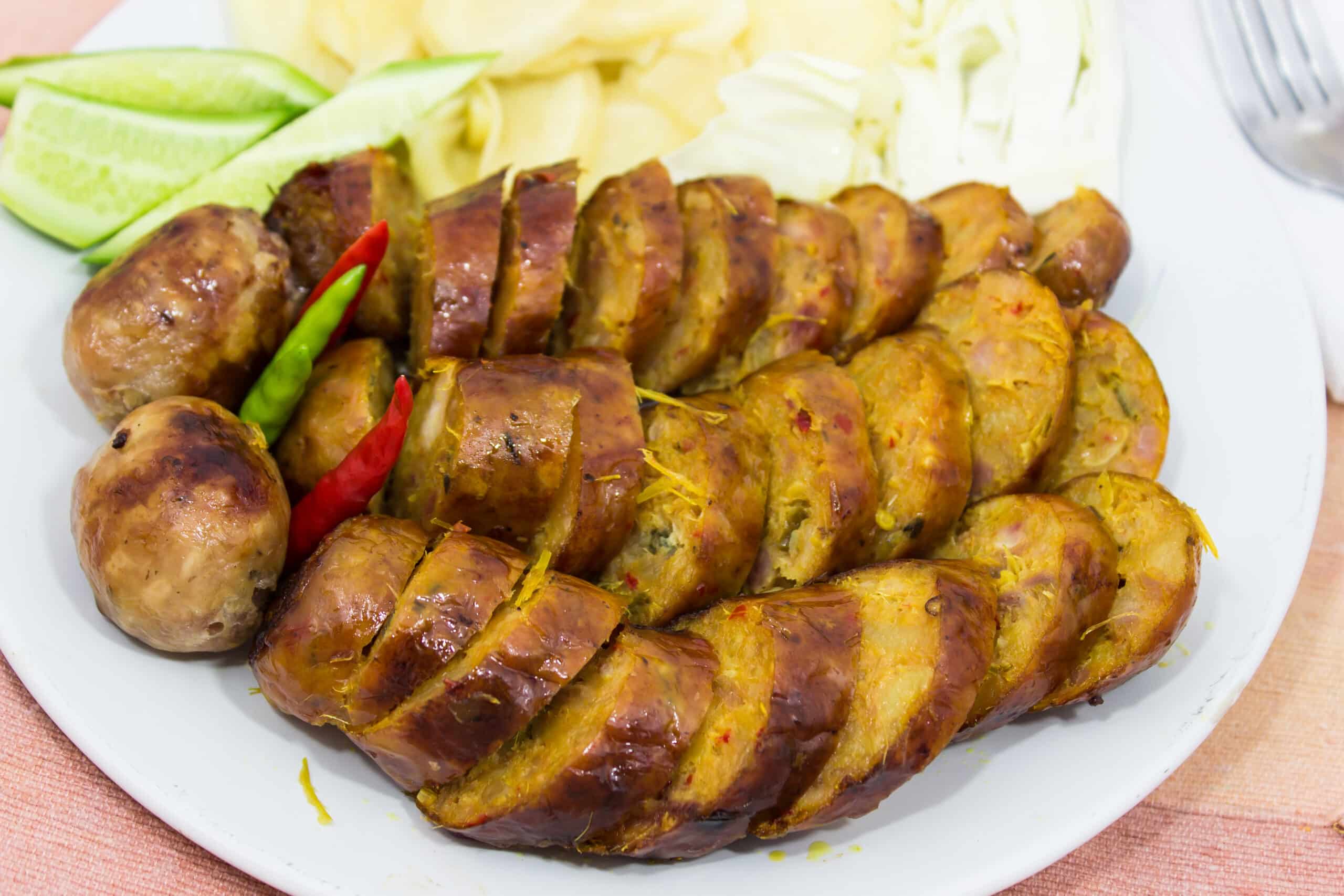 ไส้กรอกพรีเมียมรสชาติไทยสำหรับธุรกิจอาหาร