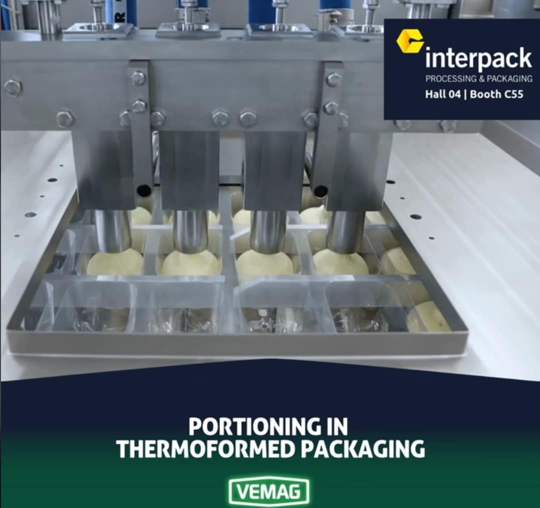 เทคโนโลยี portioning + thermoforming จาก vemag และ variovac